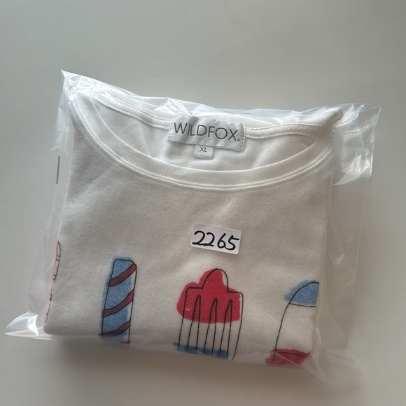 WILDFOX Take A Lick Sweatshirt Icecream in vanilla - Picture 16 of 16